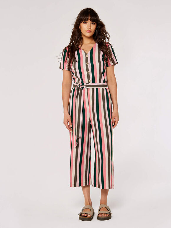 Vertical Stripes Co-Ord-Pink, , large