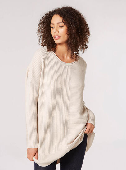 Oversized Ribbed Jumper