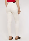 Sienna Mid-Rise Skinny Jeans, White, large
