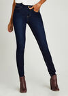 Blue Skinny Fit Pocket Jeans, Blue, large