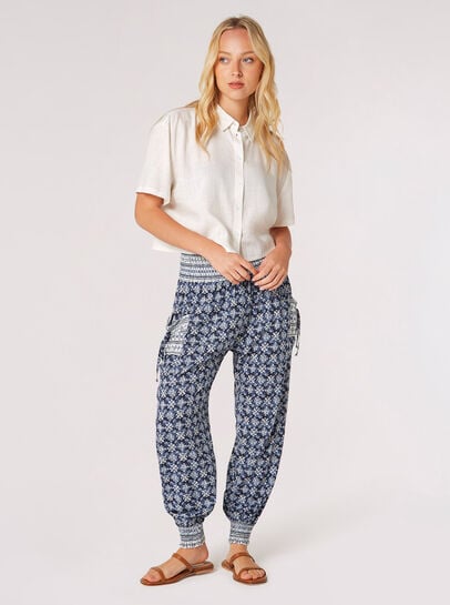 Batik Ankle Cuff Jogger