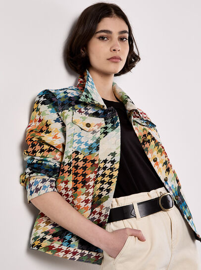 Colourful Dogtooth Jacket