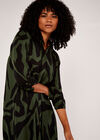 Zebra Oversized Dress, Khaki, large