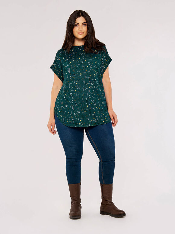 Curve Constellation Top, Green, large