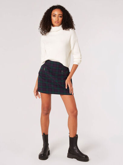 Plaid Mini Skirt