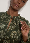 Folk Floral Blouse, Green, large