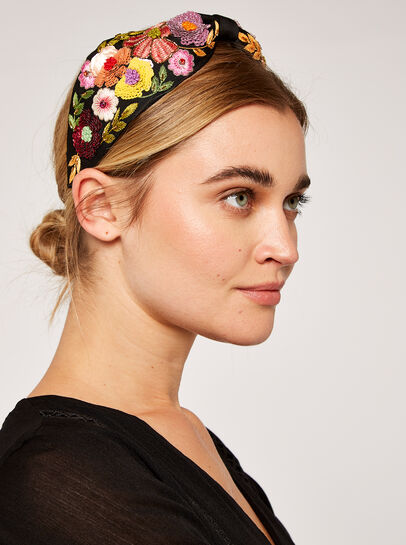Floral Sequined Headband