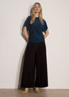 Glitter Ruched Top, Teal, large