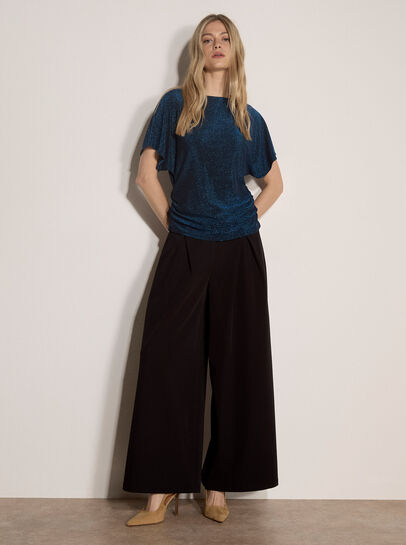 Glitter Ruched Top