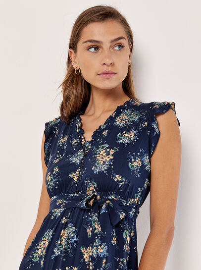 Floral Ditsy Midi Dress