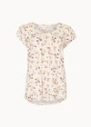 Ditsy Floral Lightweight Top, Cream, large