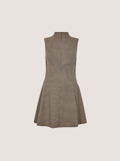 Heritage Check Fit And Flare Mini Dress