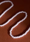 Layered Pearl Necklace, White, large