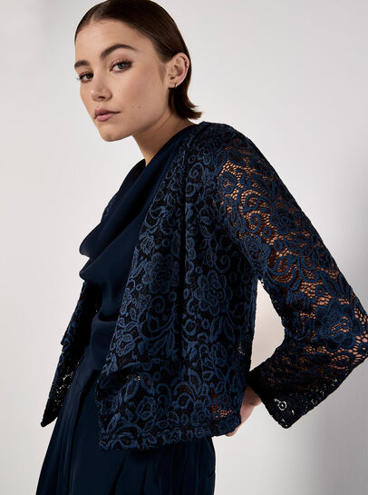 Floral Lace Blazer