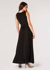 Robe Maxi Plissée Sparkle, Noir, grand