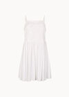 Eyelash Embroidered Cami Mini Dress, White, large
