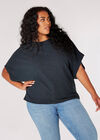 Curve Soft Ribbed Top, Green, large