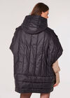 Lightweight Oversized Gilet, Black, large