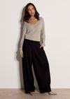 Diamante Embellished Fine Knit Jumper, Gold, large