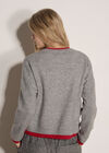 Soft Layered Look Jumper, Grey, large