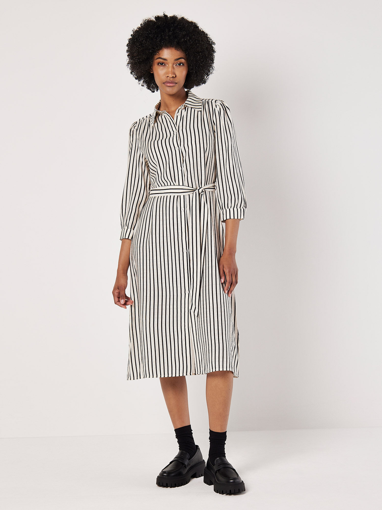Robe rayée longue cheap