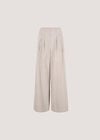 Stripe Wide Leg Trousers, Stone, large