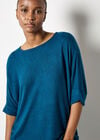 Soft Touch Batwing Top, Teal, large