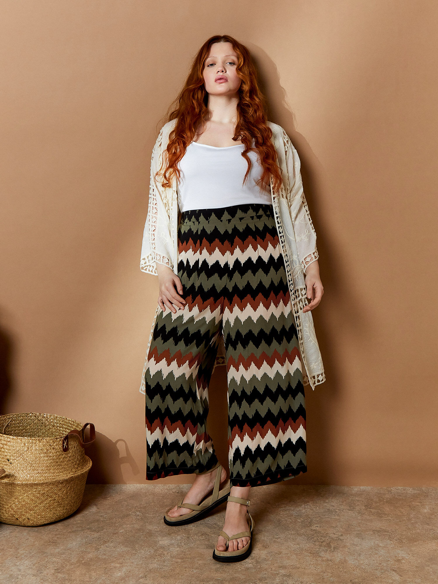 Jupe culotte kaki 2025
