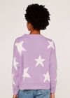 Stars Jumper, Lilac, large