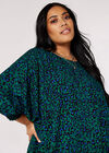 Curve Animal Print Top, Green, large