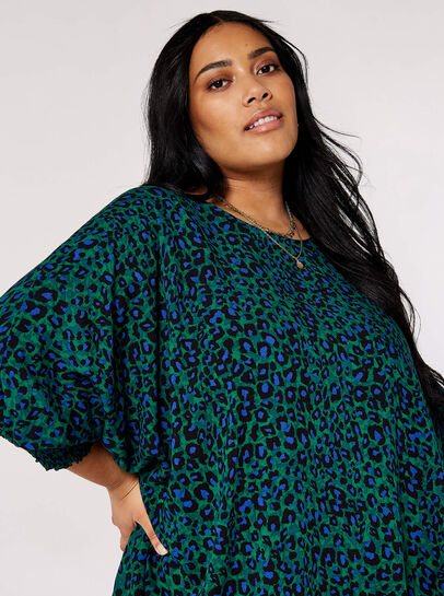 Curve Animal Print Top