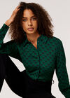 Geometric Diamond Shirt, Green, large