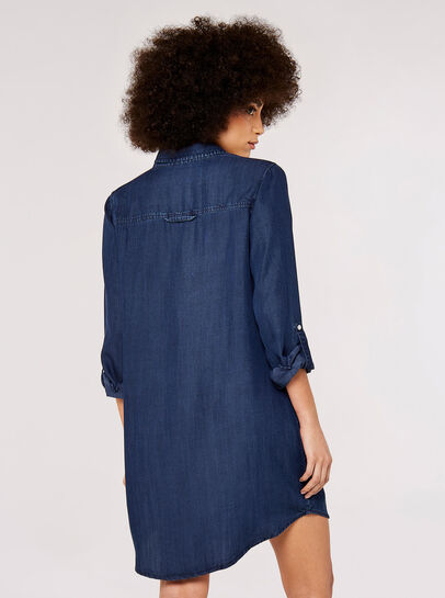 Denim Shirt Mini Dress
