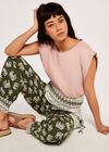 Elephant Border Jogger, Mint, large