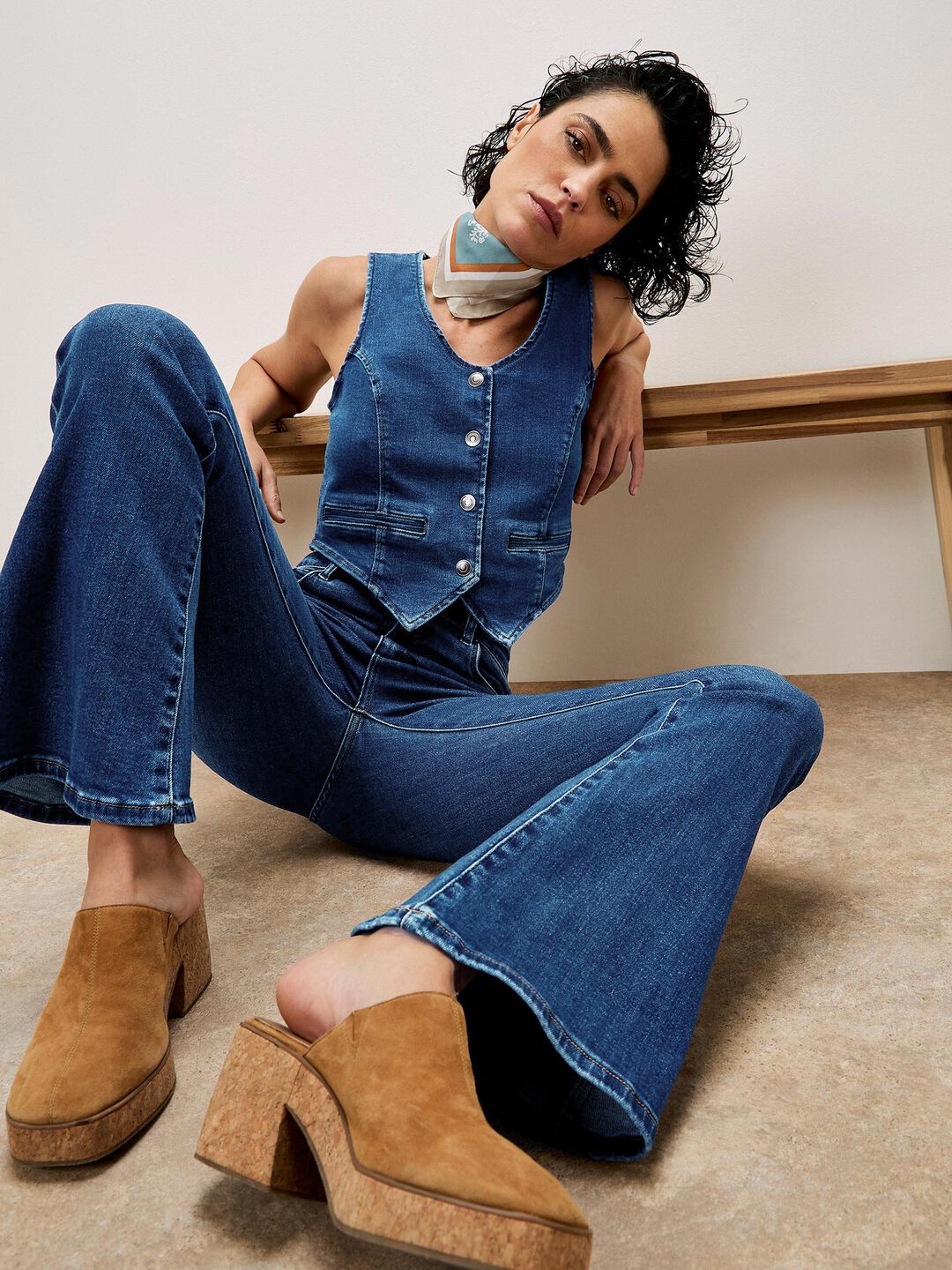 Lola Dark Wash Flare Jeans