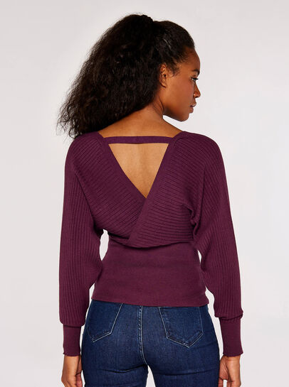 Bar Back Batwing Jumper