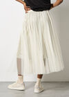 Sparkle Mesh Tulle Skirt, Stone, large