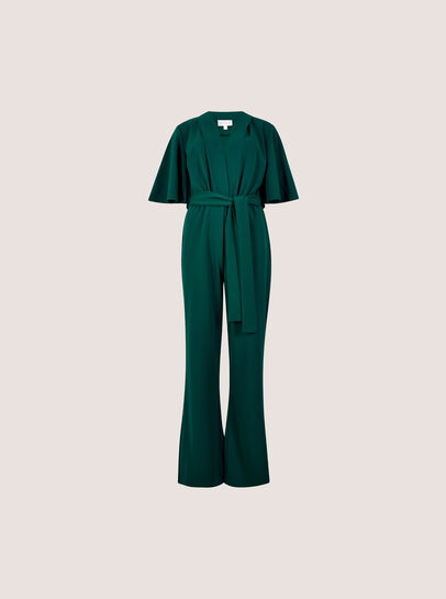 Jersey Crepe Straight-Leg Jumpsuit