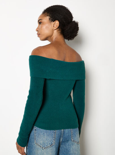 Fluffy Bardot Jumper