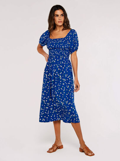 Floral Puff Sleeve Dress