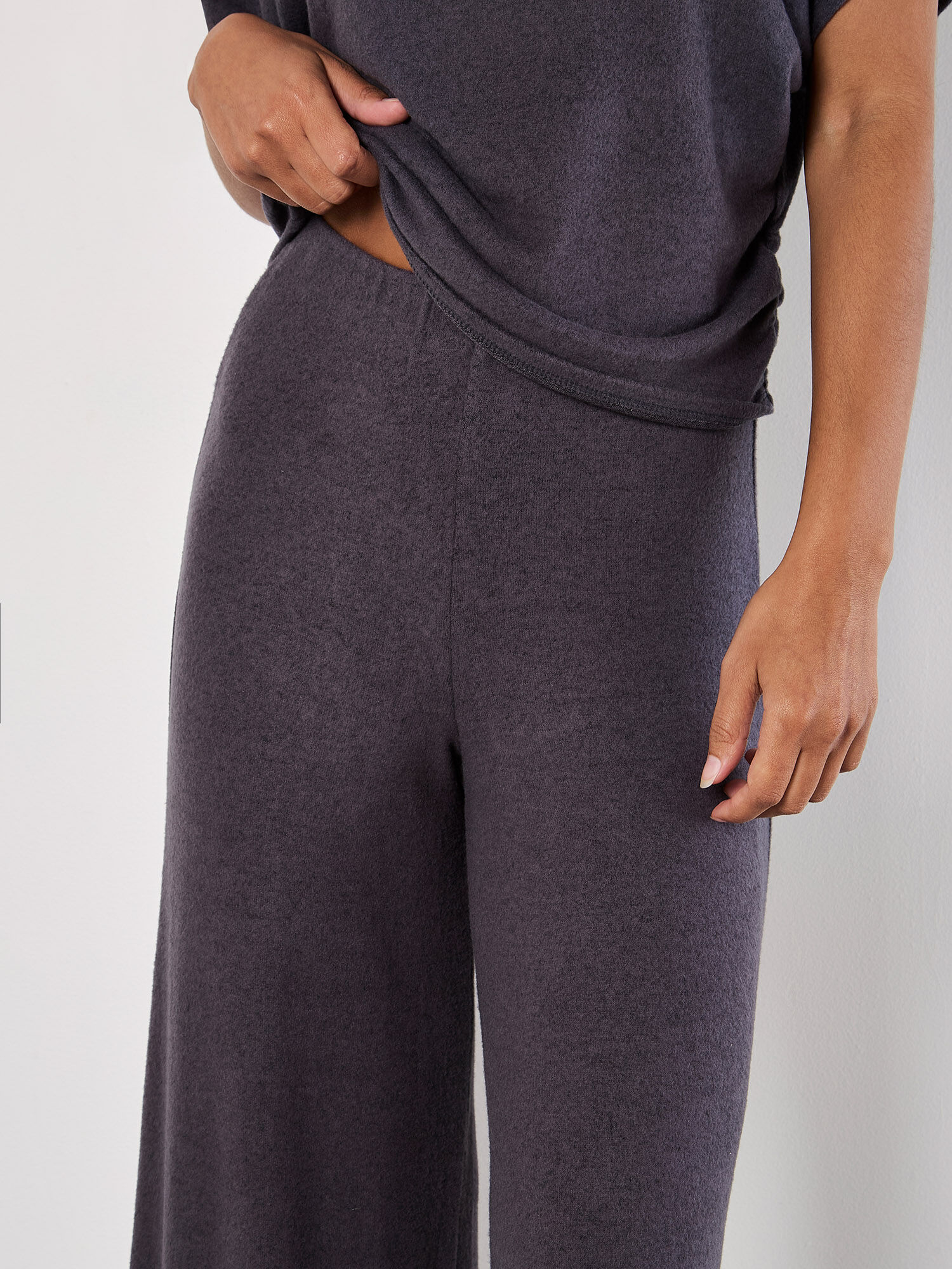 Apricot palm print trousers store