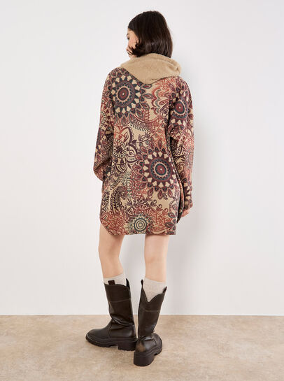 Mandala Hooded Tunic Jumper