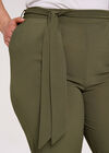 Curve Tapered Trousers, Khaki, large
