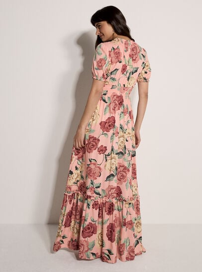 Chloe Floral Wrap Maxi Dress