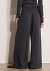 Soft-Touch Wide-Leg Trousers, Dark Grey/Charcoal, large