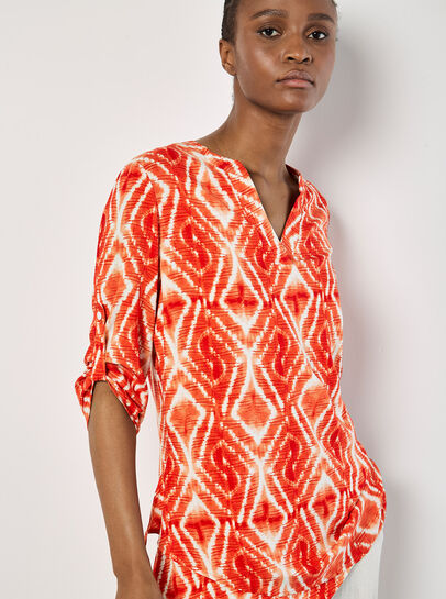 Tie Dye Swirl Tunic Top