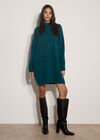 Soft Oversized Jumper Mini Dress, Teal, large