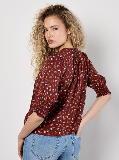 Ditsy Floral Blouse