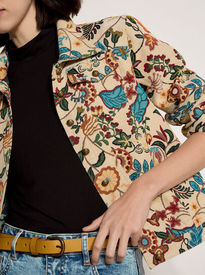 Thin Gold Buckle Belt