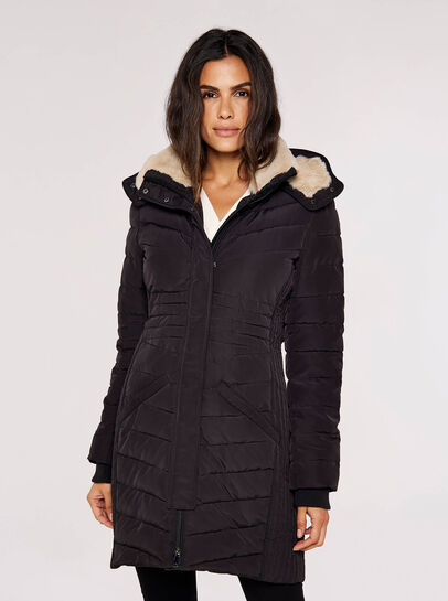 Multi-panel Puffer Coat